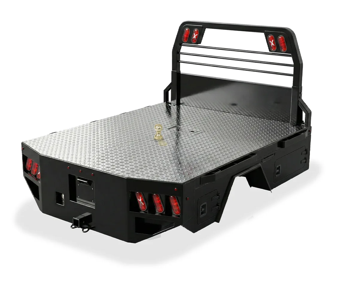 Sure-Trac skirted turnover steel truck bed